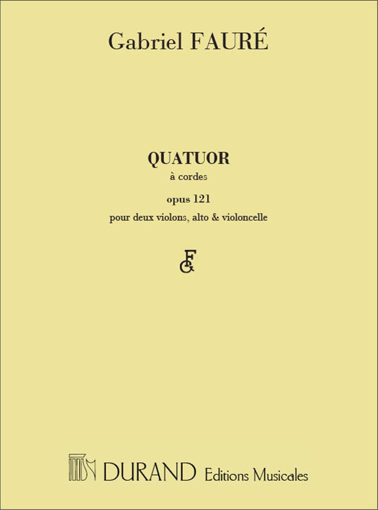 Quatuor A Cordes Opus 121